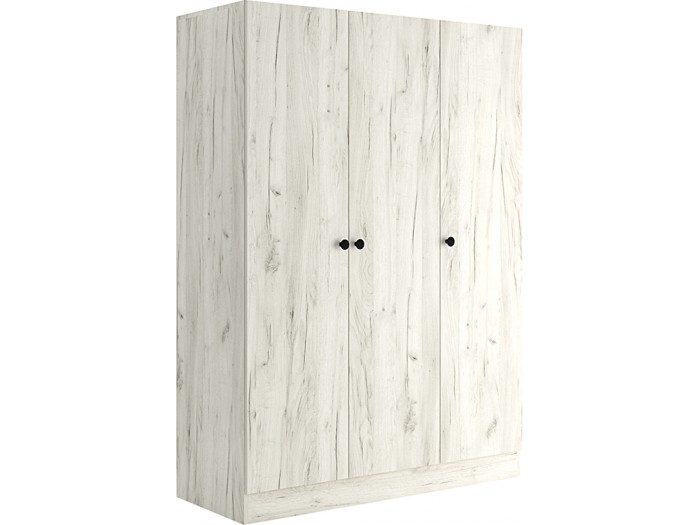 Трикрилен гардероб МАРЕА 2 (пасифик бял крафт)